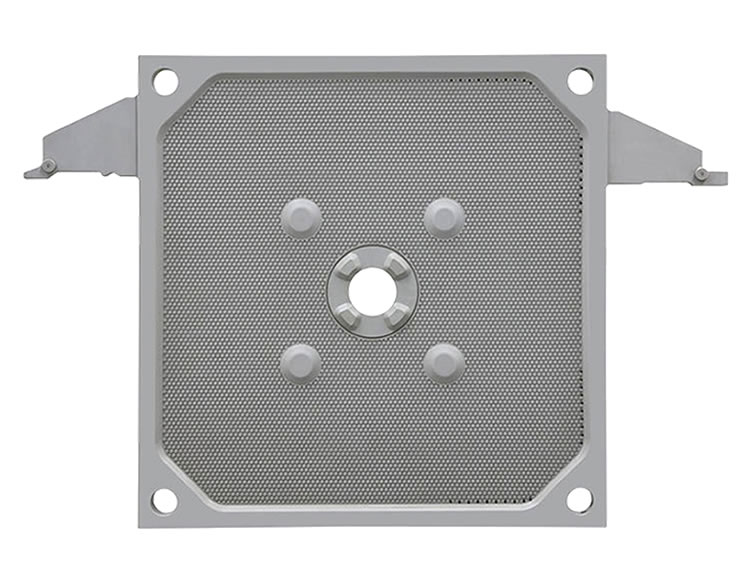 Plaque filtrante à membrane de support de gâteau automatique