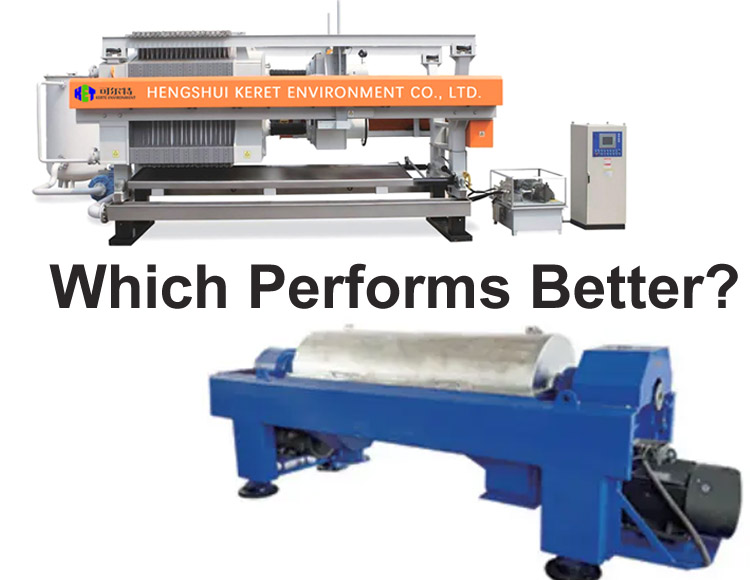 Filtre presse ou centrifugeuse horizontale ? Découvrez la meilleure solution de déshydratation